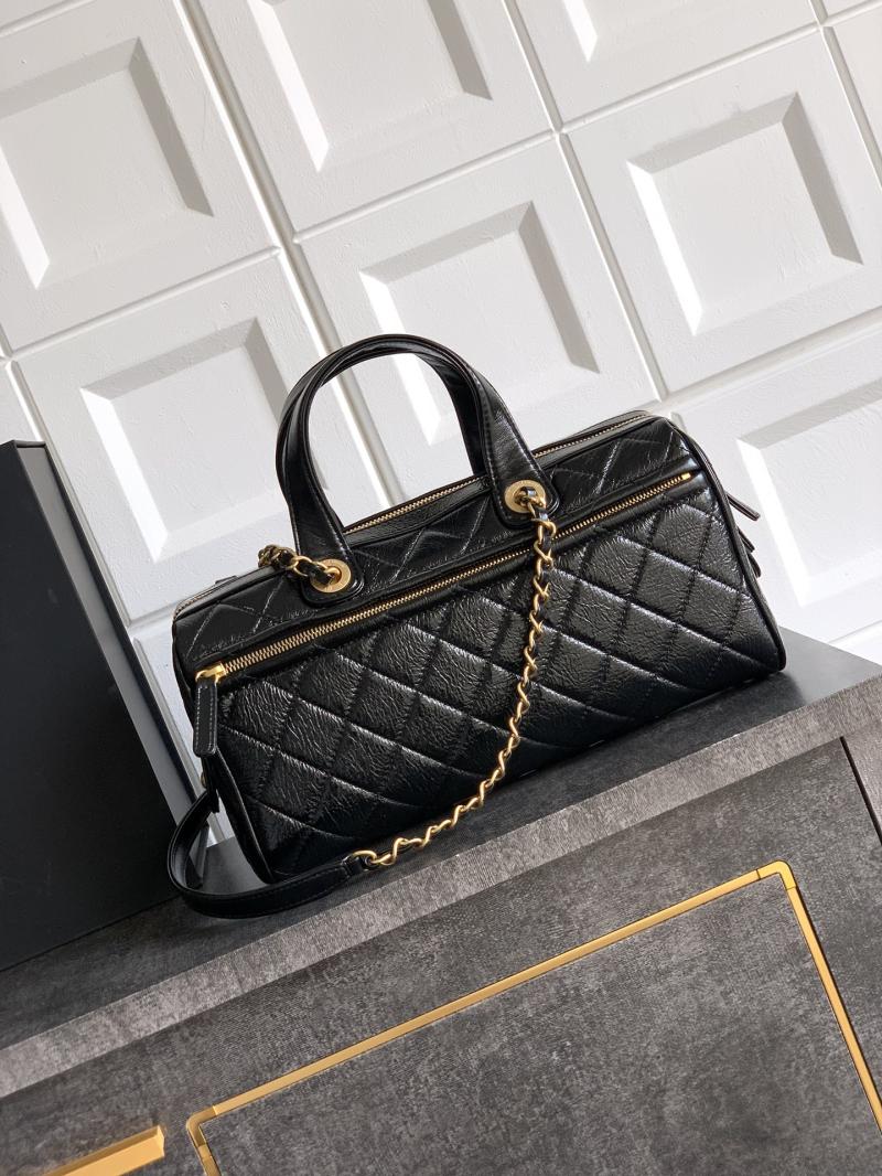 Chanel Large Bowling Bag Black AS5579