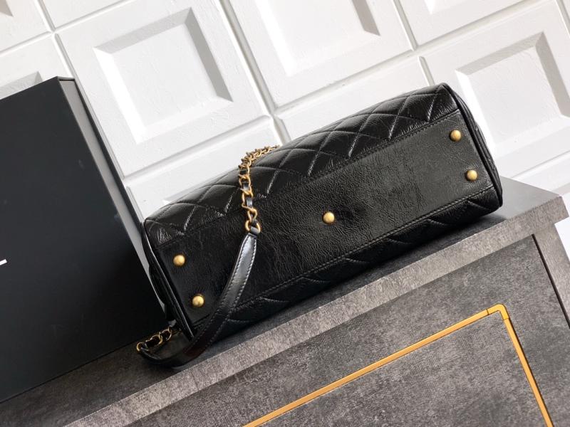 Chanel Large Bowling Bag Black AS5579