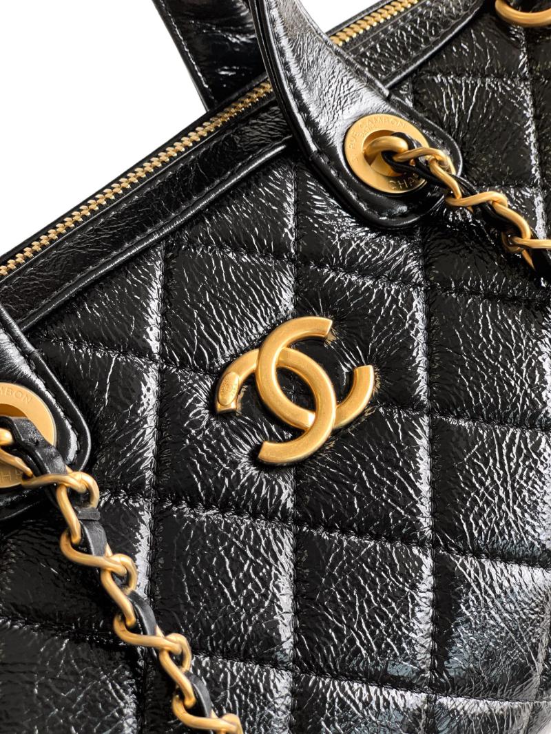 Chanel Large Bowling Bag Black AS5579