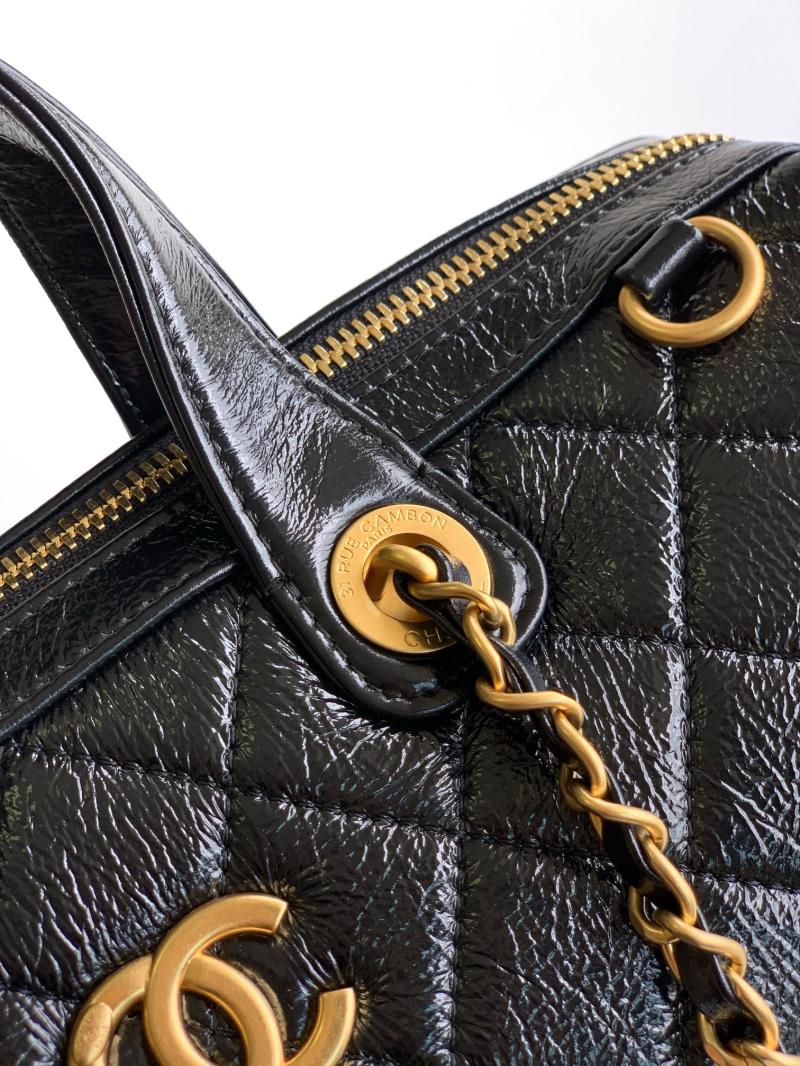 Chanel Large Bowling Bag Black AS5579