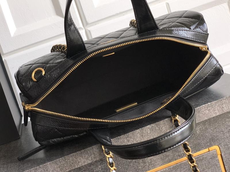 Chanel Large Bowling Bag Black AS5579