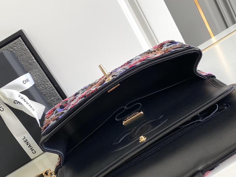 Chanel Sequins Medium Flap Evening Bag AS70202