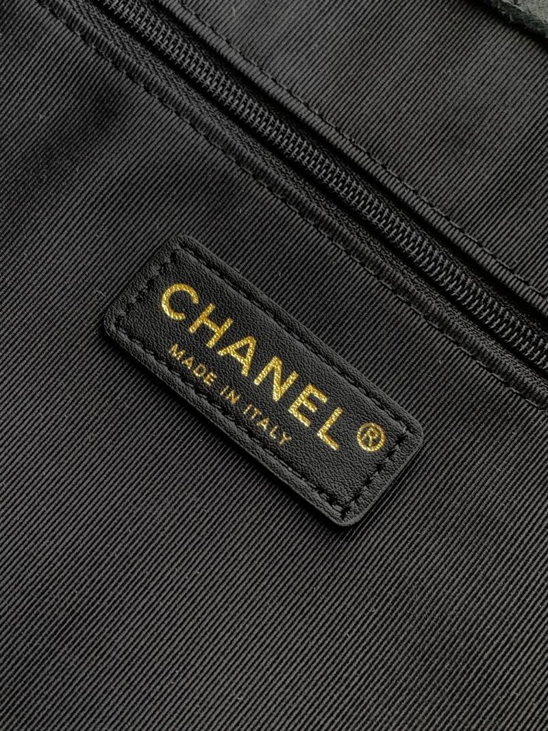 Chanel Suede Shopping Bag Grey AS5635