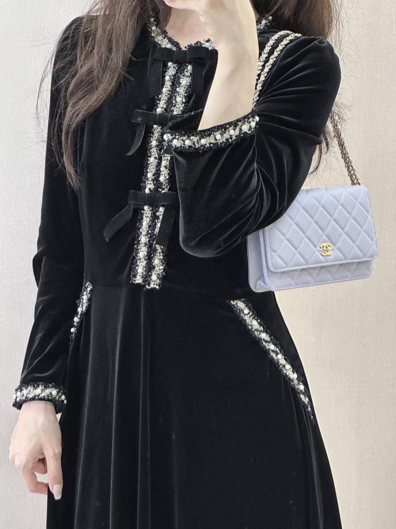 Chanel WOC Chain Wallet Blue AP4241