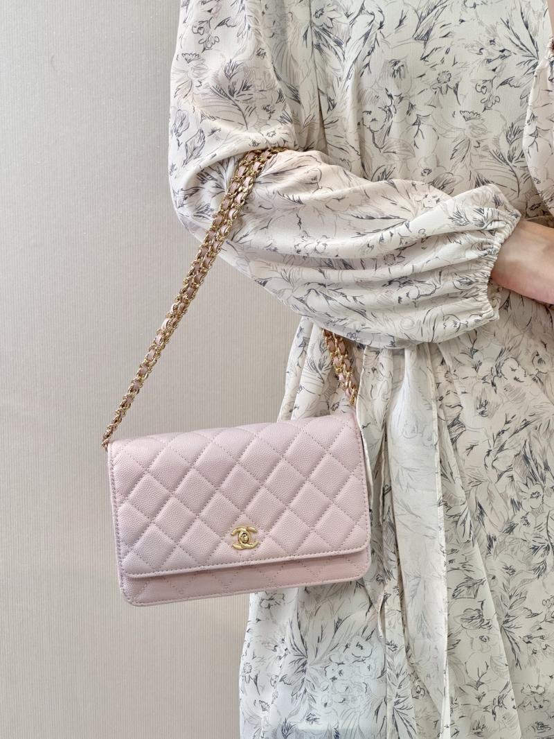 Chanel WOC Chain Wallet Pink AP4241