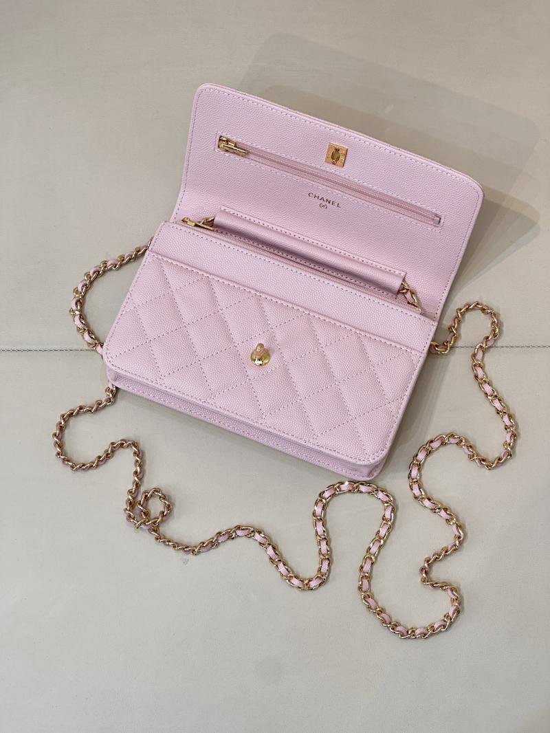 Chanel WOC Chain Wallet Pink AP4241