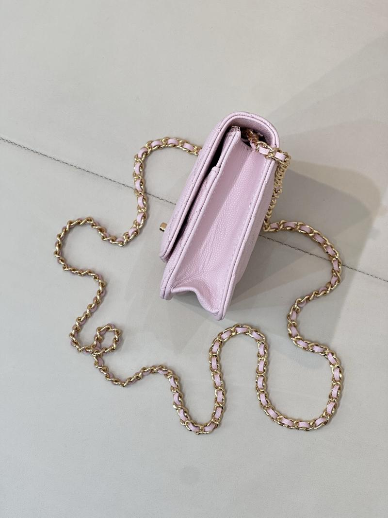 Chanel WOC Chain Wallet Pink AP4241