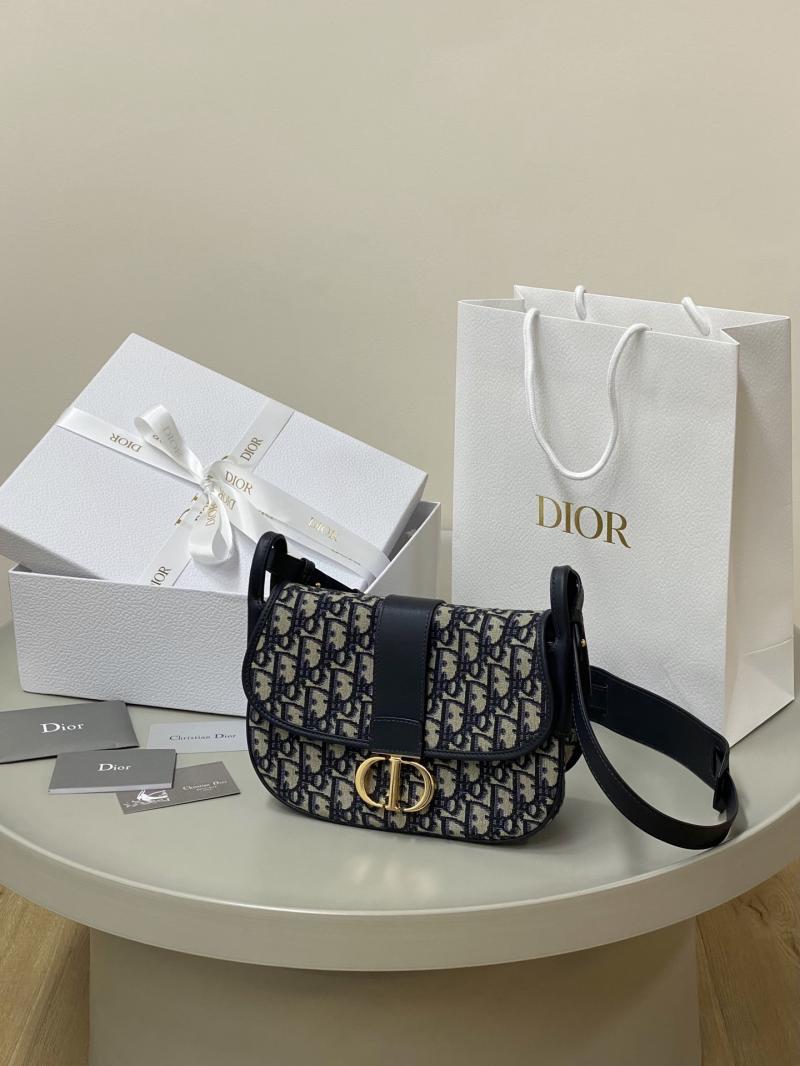 Dior Medium 30 Montaigne Satchel Bag Blue M9363