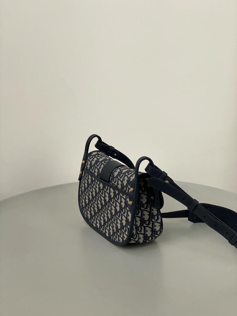 Dior Medium 30 Montaigne Satchel Bag Blue M9363