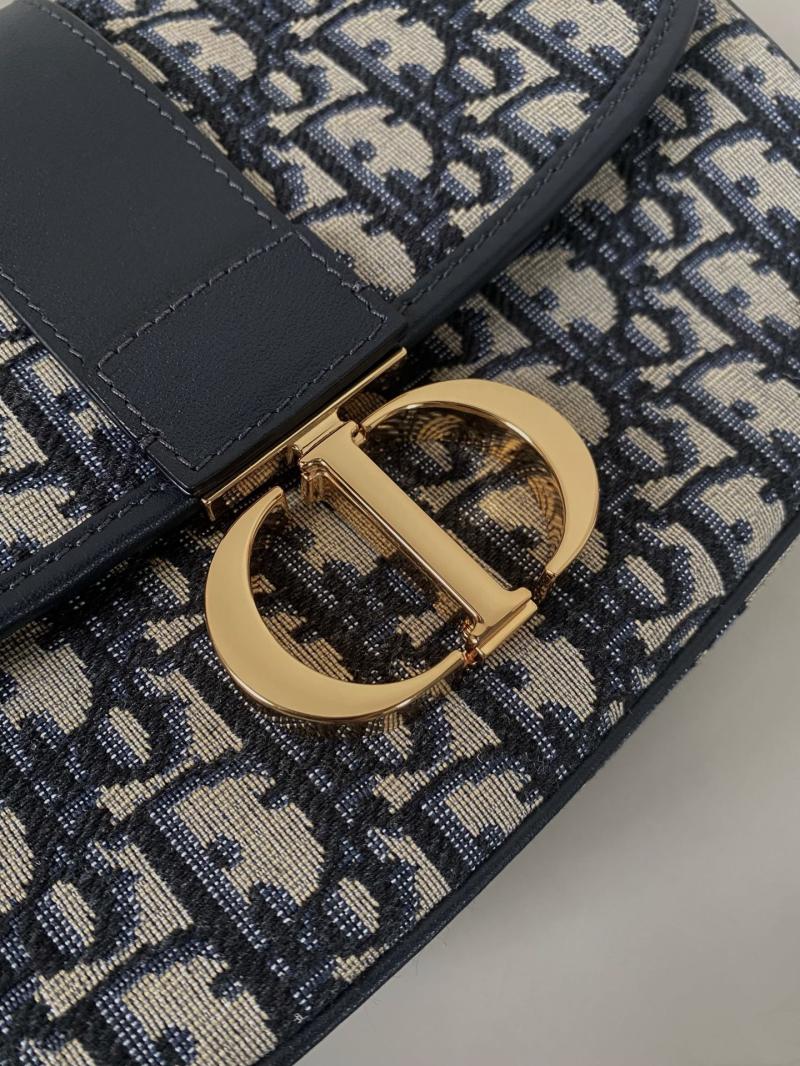 Dior Medium 30 Montaigne Satchel Bag Blue M9363