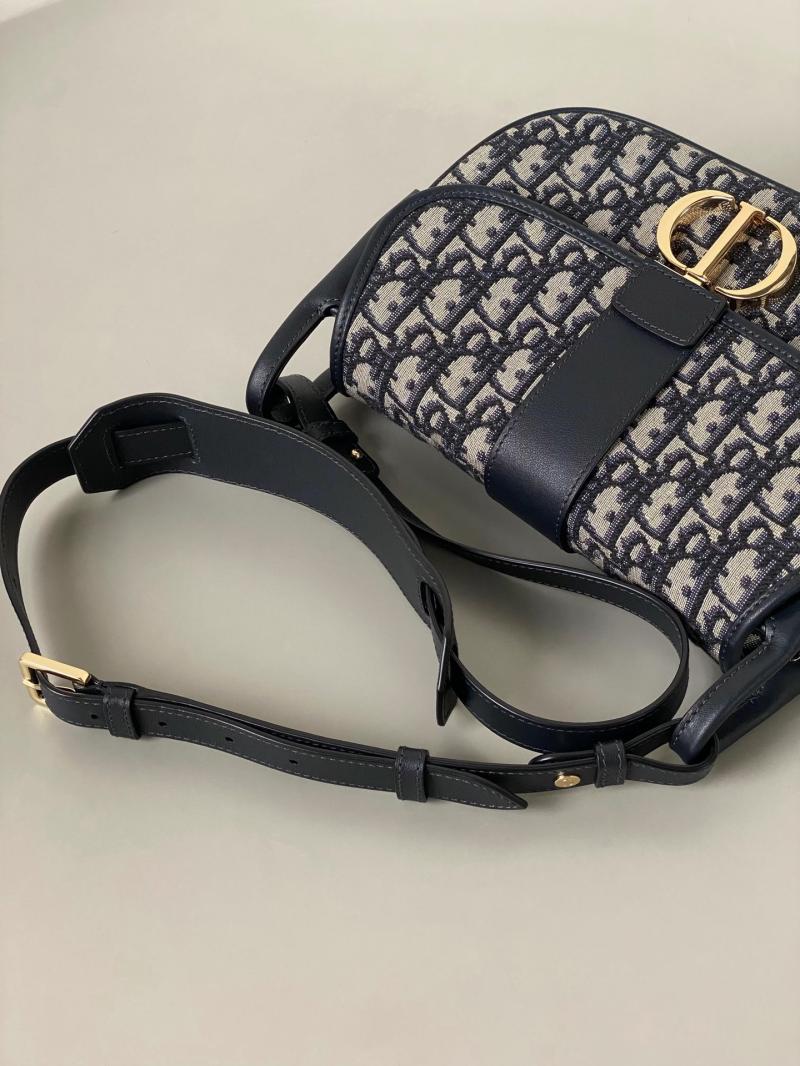 Dior Medium 30 Montaigne Satchel Bag Blue M9363