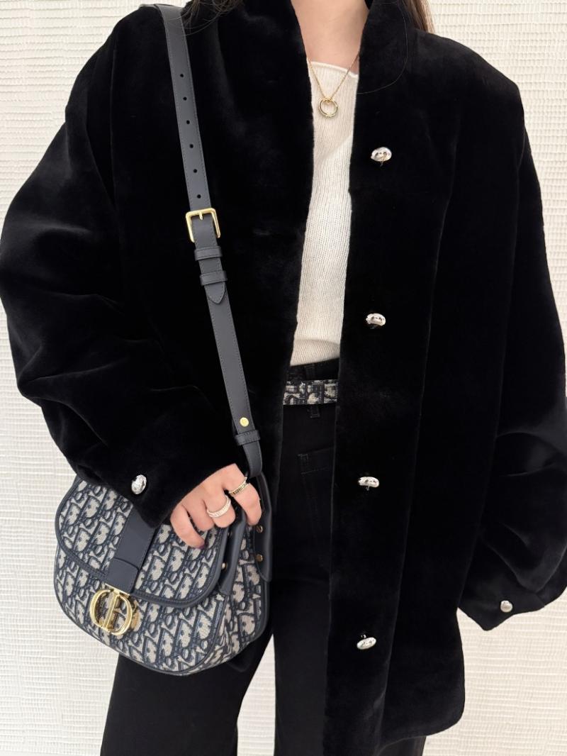 Dior Medium 30 Montaigne Satchel Bag Blue M9363