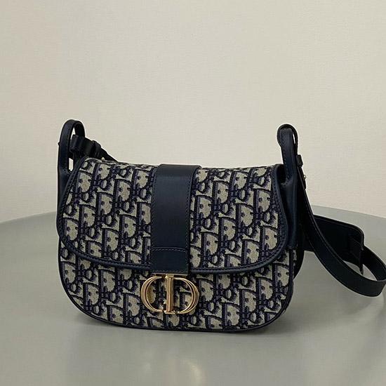 Dior Medium 30 Montaigne Satchel Bag Blue M9363