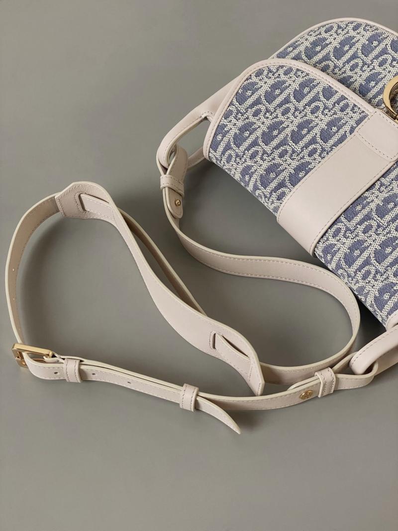Dior Medium 30 Montaigne Satchel Bag with Raffia M9363