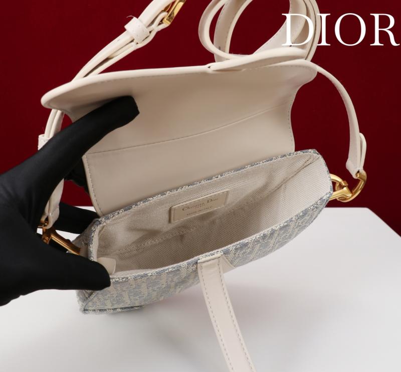 Dior Mini Soft Saddle Bag with Strap M0465