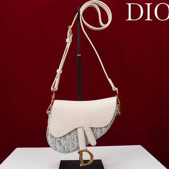 Dior Mini Soft Saddle Bag with Strap M0465