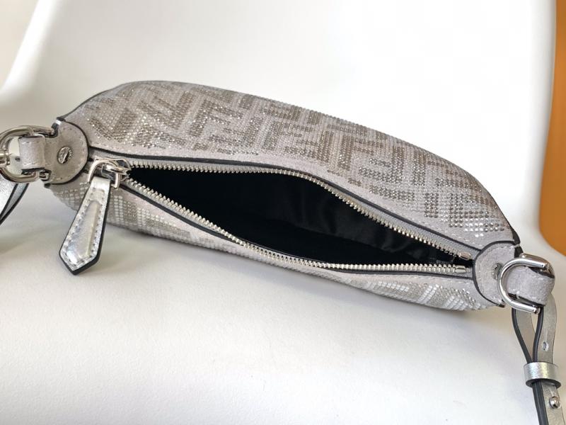 Fendi Fendigraphy Mini Bag with Rhinestones F8081