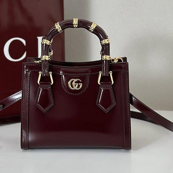 Gucci Diana small tote bag Red 832936