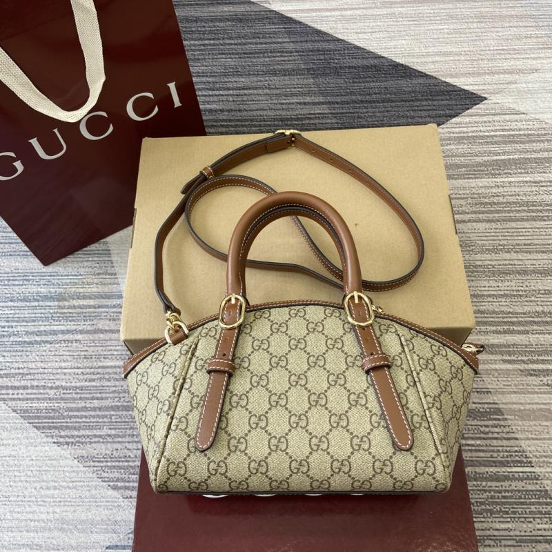 Gucci GG Emblem small top handle bag ‎839005