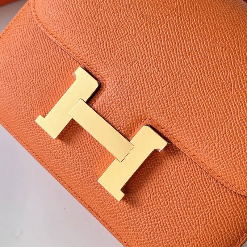 Hermes Epsom Leather Constance Bag Orange HCE1923