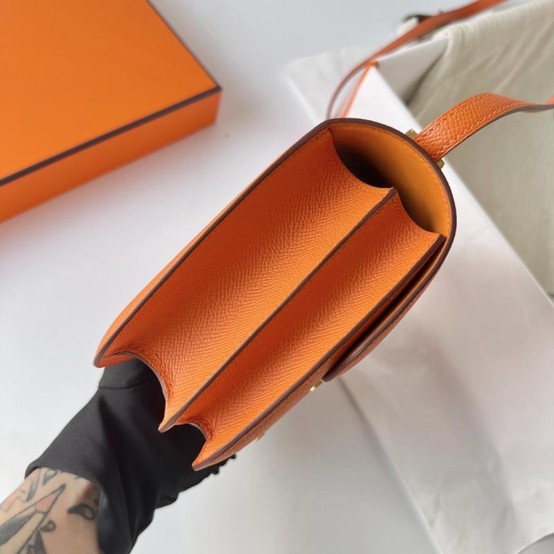 Hermes Epsom Leather Constance Bag Orange HCE1923