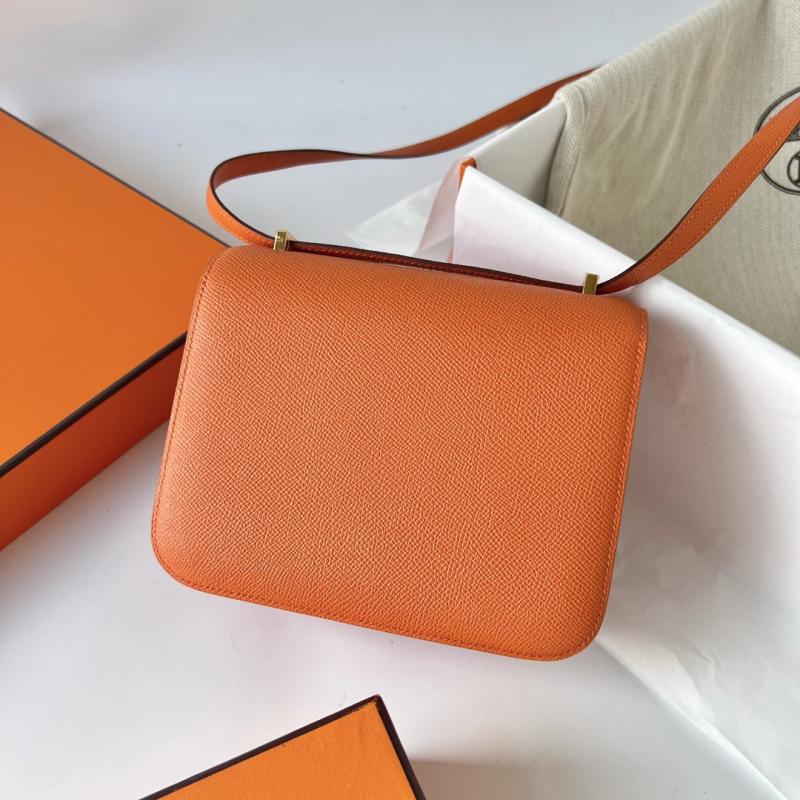 Hermes Epsom Leather Constance Bag Orange HCE1923