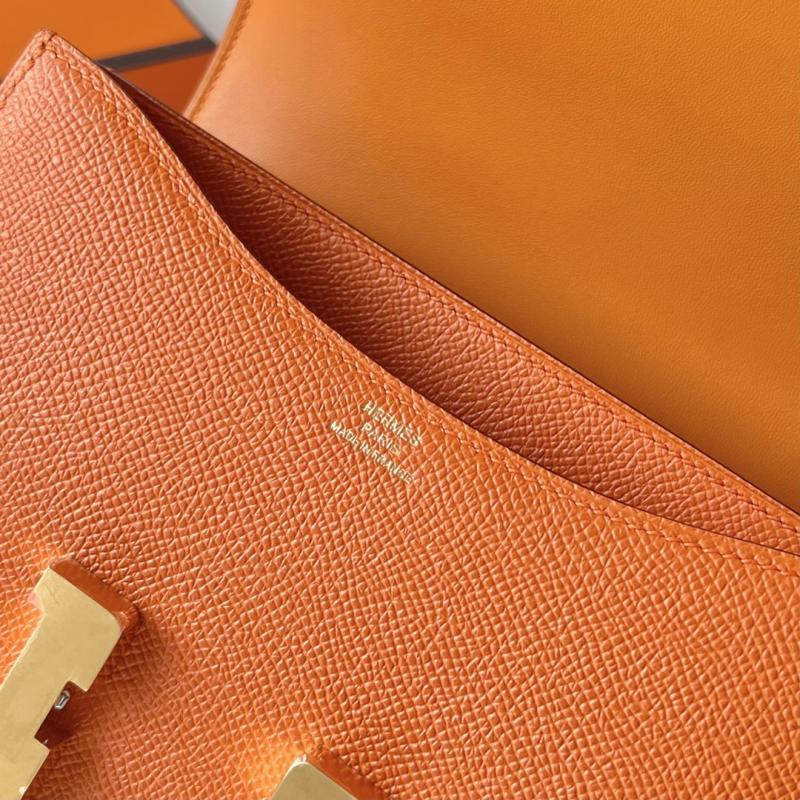 Hermes Epsom Leather Constance Bag Orange HCE1923
