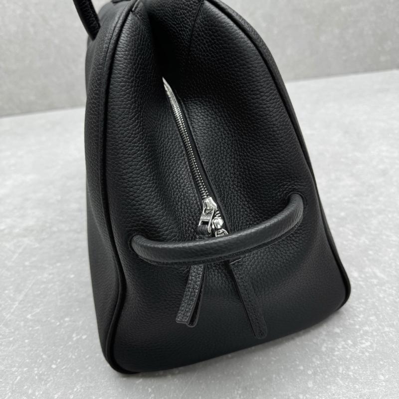 Jacquemus The Large Turismo Suede Bag Black J2130