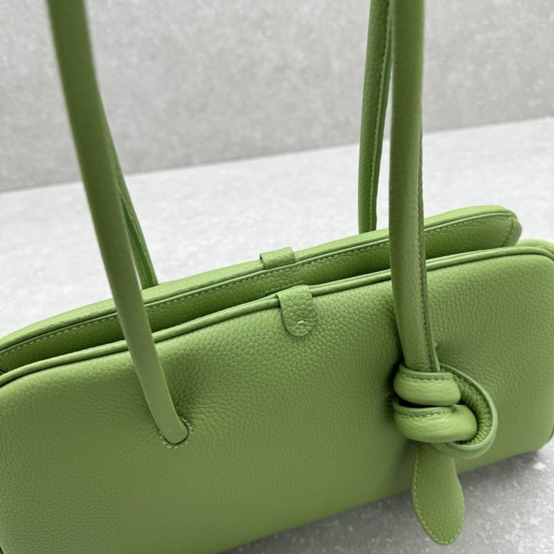 Jacquemus The Medium Turismo Grained Leather Bag Green J2130