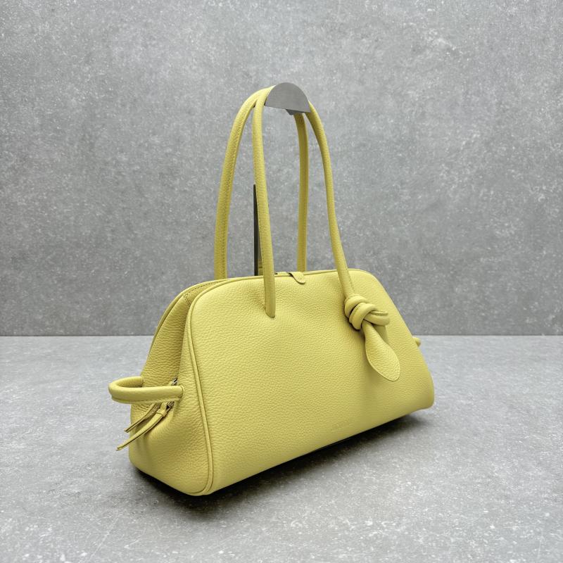 Jacquemus The Medium Turismo Grained Leather Bag Yellow J2130