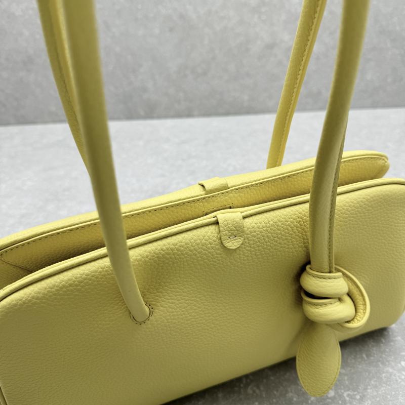 Jacquemus The Medium Turismo Grained Leather Bag Yellow J2130