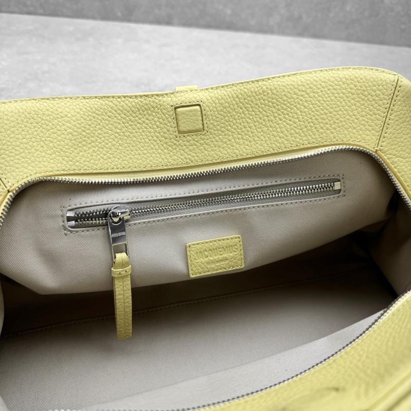 Jacquemus The Medium Turismo Grained Leather Bag Yellow J2130