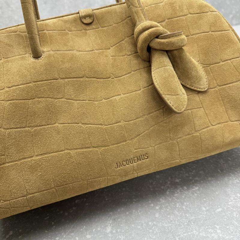 Jacquemus The Medium Turismo Suede Bag Camel J2130
