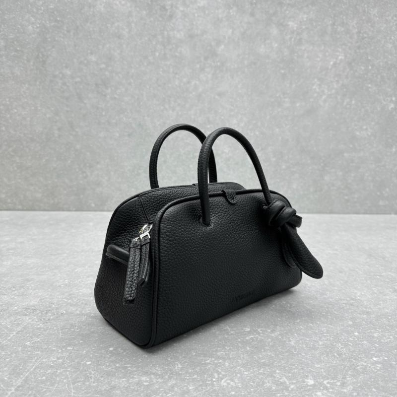 Jacquemus The Small Turismo Grained Leather Bag Black J2130