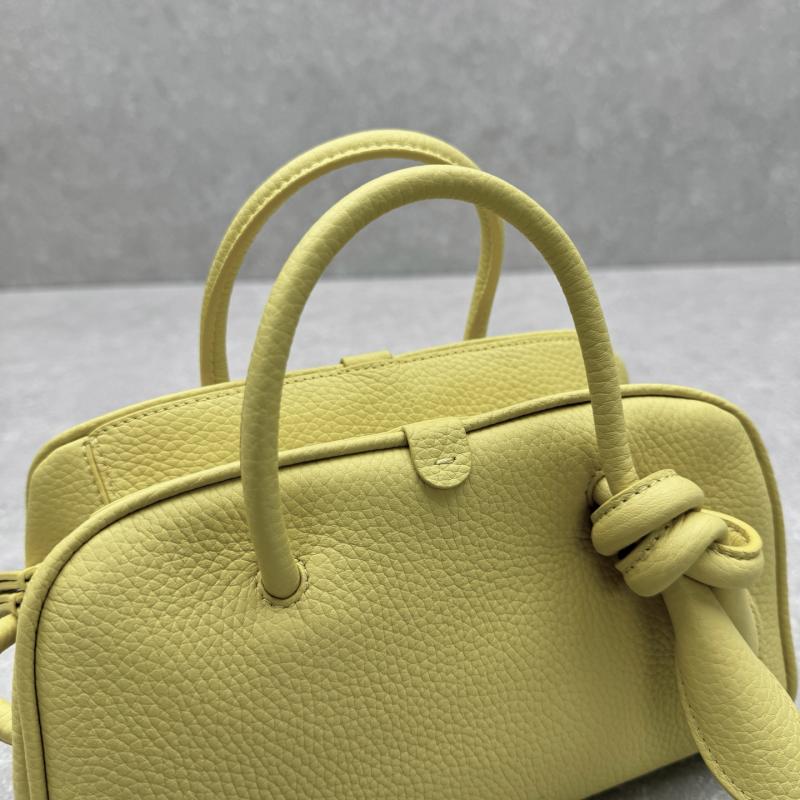 Jacquemus The Small Turismo Grained Leather Bag Yellow J2130