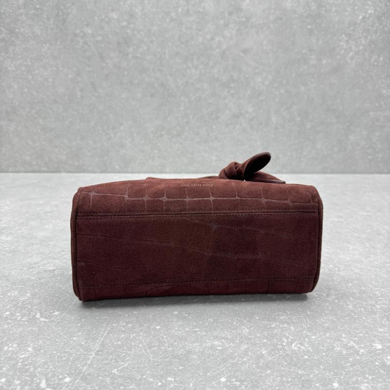 Jacquemus The Small Turismo Suede Tote Bag Brown J2130