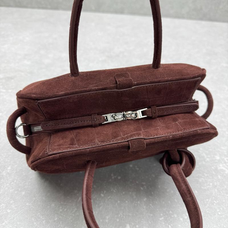 Jacquemus The Small Turismo Suede Tote Bag Brown J2130
