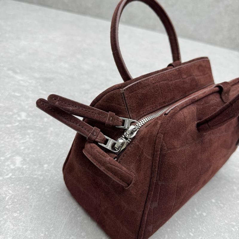 Jacquemus The Small Turismo Suede Tote Bag Brown J2130