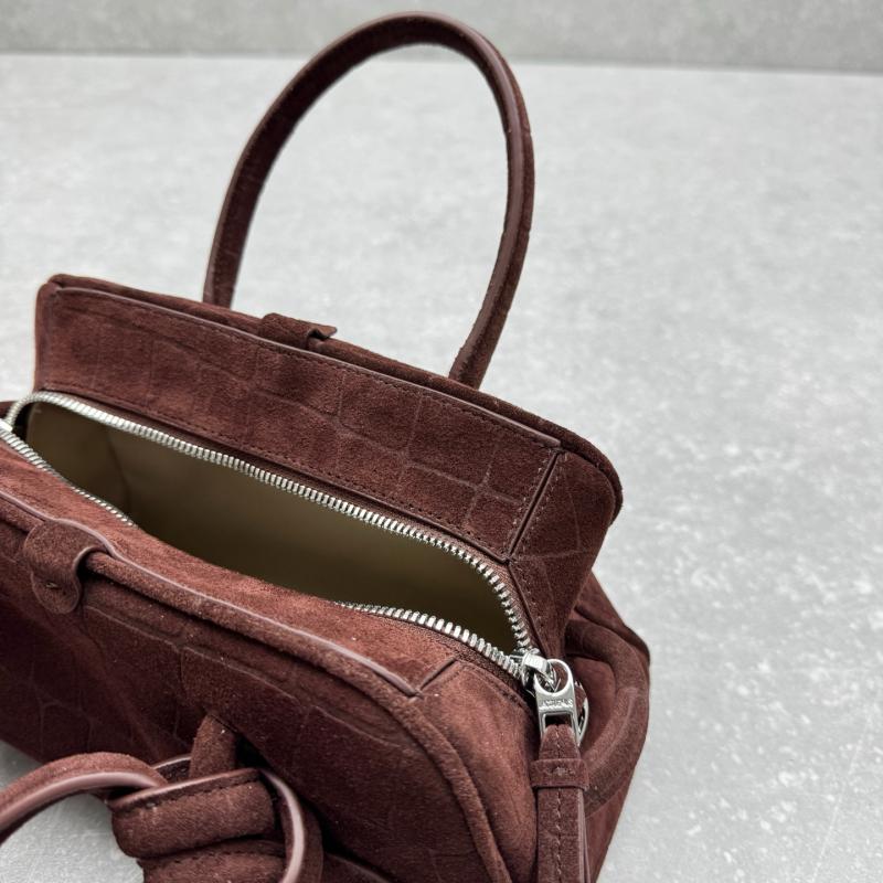 Jacquemus The Small Turismo Suede Tote Bag Brown J2130
