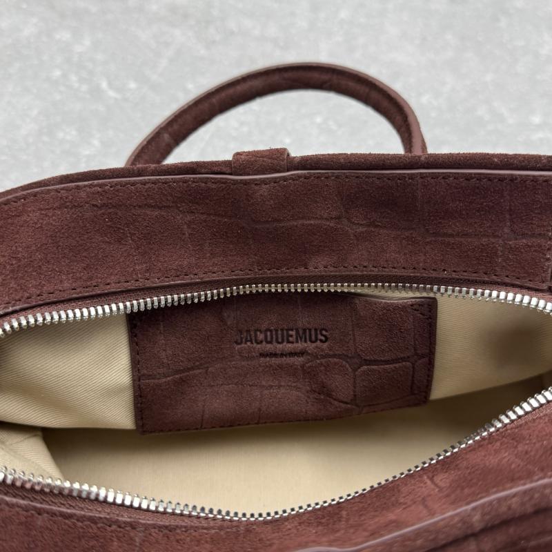 Jacquemus The Small Turismo Suede Tote Bag Brown J2130