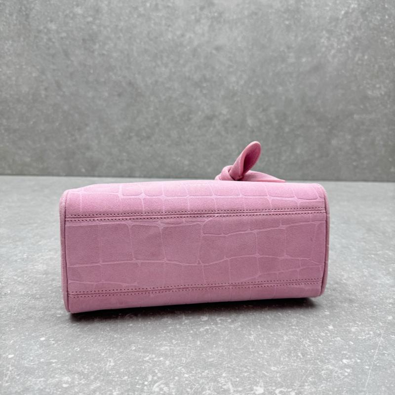 Jacquemus The Small Turismo Suede Tote Bag Pink J2130
