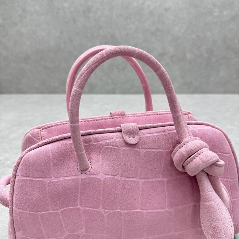 Jacquemus The Small Turismo Suede Tote Bag Pink J2130