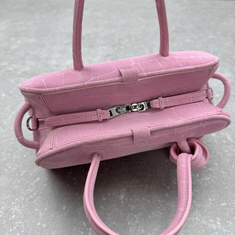 Jacquemus The Small Turismo Suede Tote Bag Pink J2130