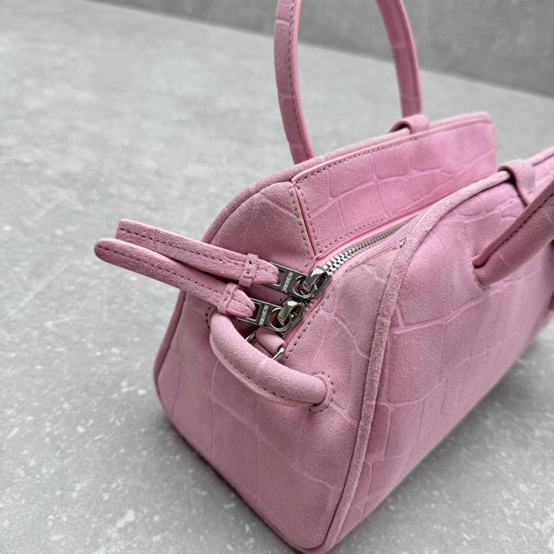 Jacquemus The Small Turismo Suede Tote Bag Pink J2130