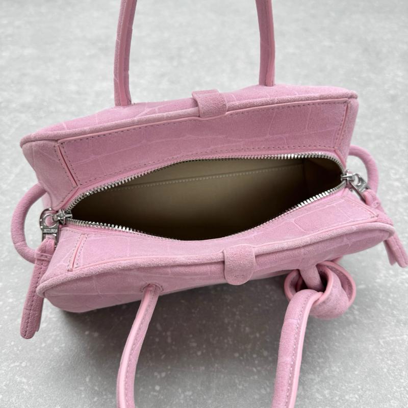 Jacquemus The Small Turismo Suede Tote Bag Pink J2130