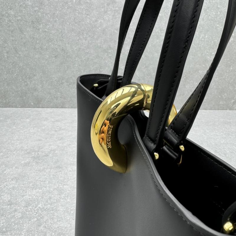 Jacquemus The small Bambola Bucket Bag Black J2141