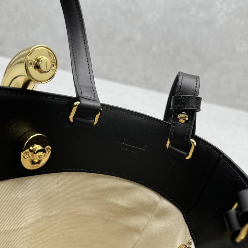Jacquemus The small Bambola Bucket Bag Black J2141