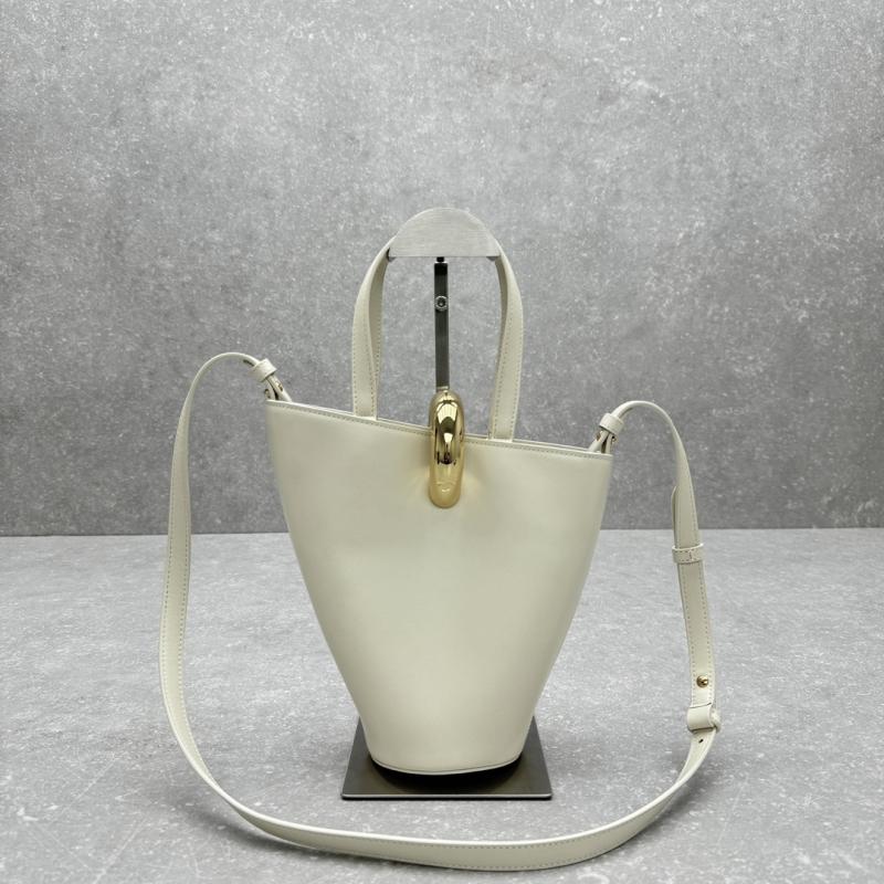 Jacquemus The small Bambola Bucket Bag White J2141