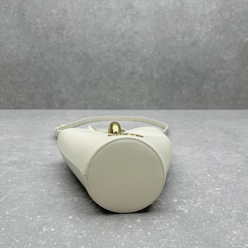 Jacquemus The small Bambola Bucket Bag White J2141