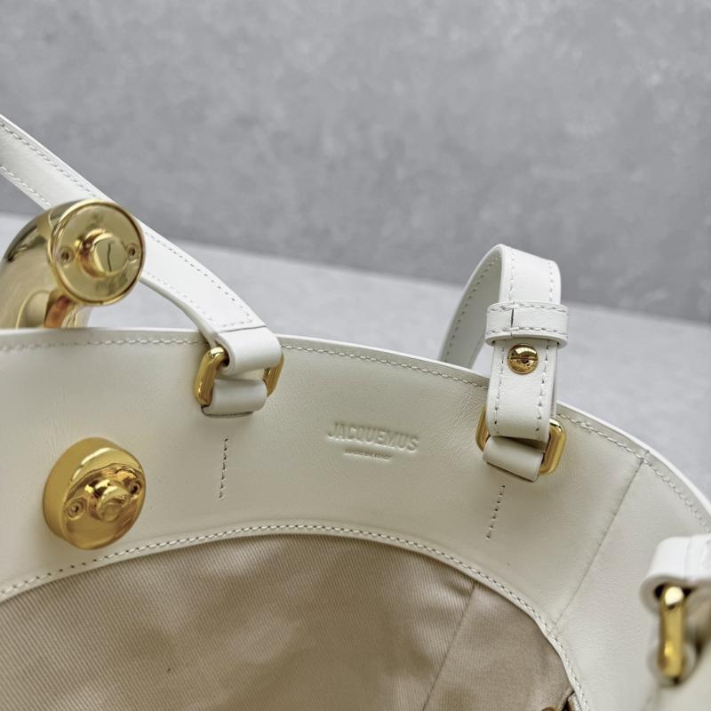 Jacquemus The small Bambola Bucket Bag White J2141